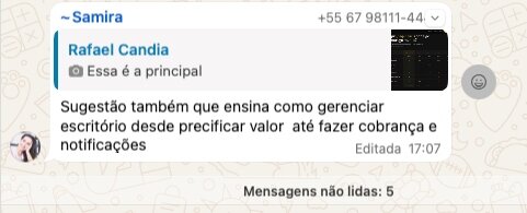 Sugestão Samira - gestão de escritório